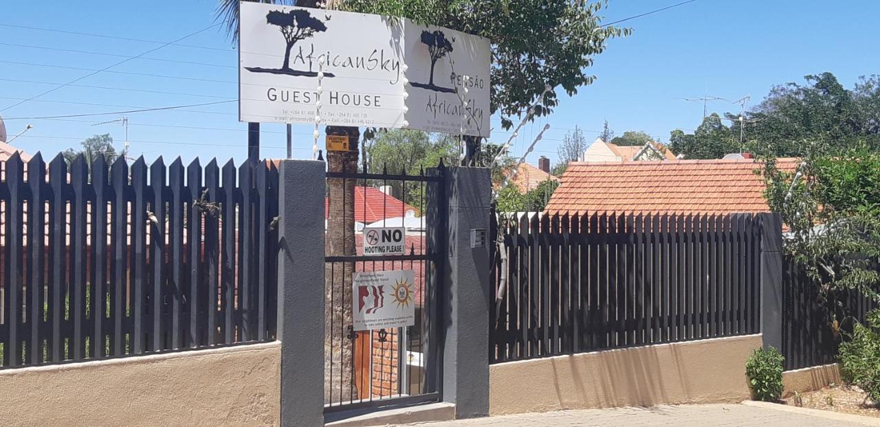 African Sky Guesthouse Windhoek Dış mekan fotoğraf